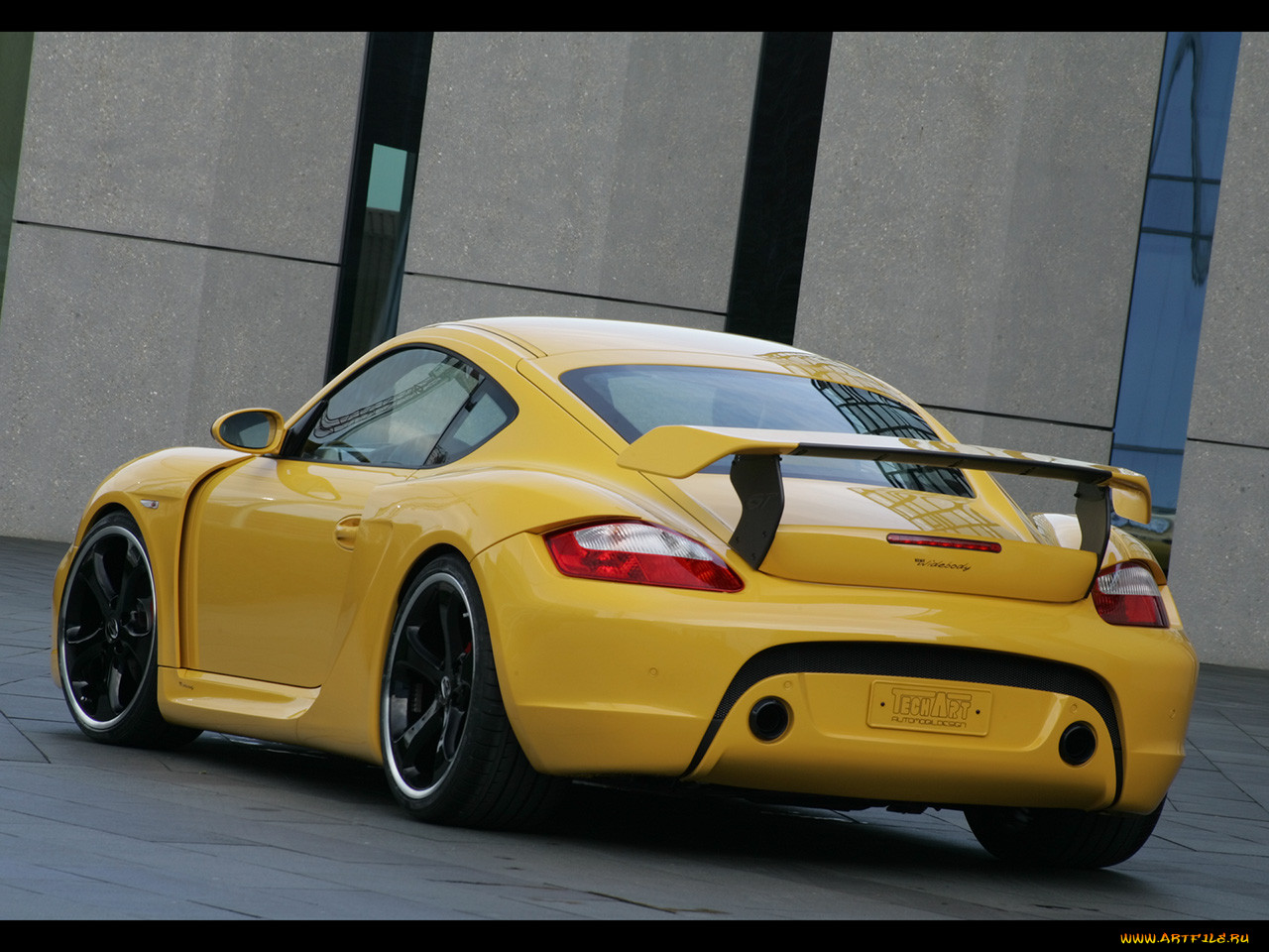 2007, techart, widebody, based, on, porsche, cayman, 